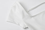 Athletic bodysuit - white