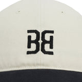 BASIC LOGO BALL CAP - BLACK/IVORY