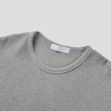 アビン クロップ ワッフル 半袖Tシャツ 4C