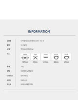 Knouun polygon titanium glasses CODE. 102. E Silver