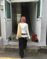 Heart denim pants