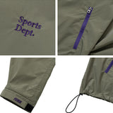 Sports Dept Small Logo Windbreaker - Khaki