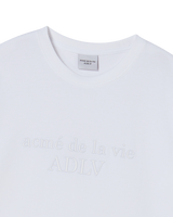 26SS ツートーンシックプリント半袖Tシャツ