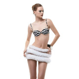 WHITE MIST MINISKIRT