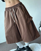 Jien Side Snap Cotton Bermuda Shorts 5color