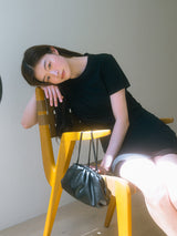 ベーシックコットンTシャツ - Black
