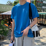 LMN スーピマコットンピグメントオーバーサイズフィット半袖Tシャツ (8 colors)