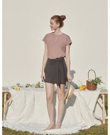 Lily swimdress Indi pink&Charcoal