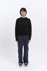 1/2 BASIC SAFARI KNIT (BLACK)