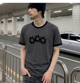 エッセンシャルスタンダード半袖リンガーTシャツ 3GEAR チャコール