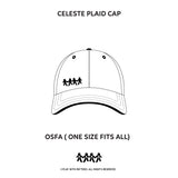 Celeste Plaid Hat