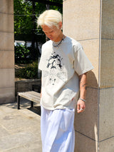 VENTIQUE ピグメントスモークTシャツ 3color