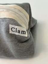 Clam ラウンドポーチ _ スナッググレー