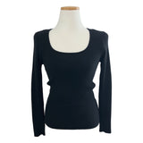Daily Hug Soft Square Neck Golji ニット長袖Tシャツ (4 Colors)