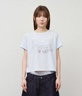 (W) Pony Printed Top