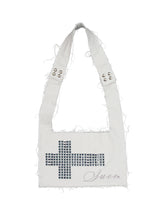 TWO-WAY RAW CROSSBAG / LIGHT GRAY