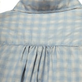 SHIRRING VOLUME CHECK SHIRT