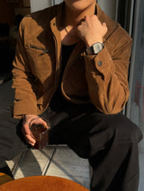Robe biker suede jacket