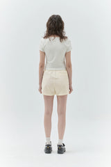KIRSH PLAIN ULTRALIGHT HALF PANTS - IVORY 