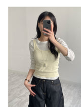Flower Punching Three Quarter T-shirt