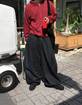 No.1387 st サイドポイントビッグデニムパンツ