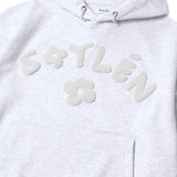 フラワーロゴフーディー (LIGHT GRAY)