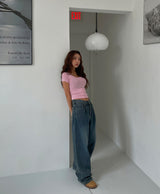 [U-BASIC] [1+1] Mitzu U-neck short sleeves
