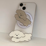 [Magsafe tok] yeowhi 子犬モチーフ グリップトック
