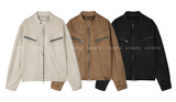 Underbar YKK Two-Way Single Suede Jacket