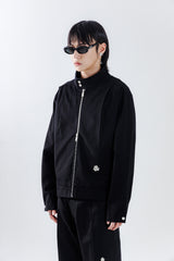 shoulder two tuck jacket_black