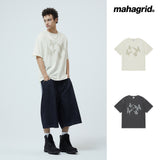 ピグメントバタフライゴスTシャツ_アイボリー