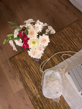 Mini sneaker ribbon bag_snow white (dumble)