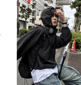 arc-in crop hood windbreaker