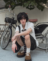 レイクロールアップショートスリーブシャツ