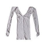 VネックスリムTシャツ