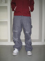 Vintage Damaged Double Knee Work Pants (3c)
