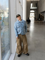 No.1539 T wide cotton snap PT (3color)