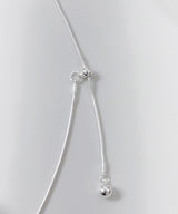 Silver Ball Grape Long Drop Necklace