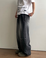 ドットブラッシュデニムパンツ