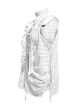  MASH FLOWING SLEEVELESS . WHITE