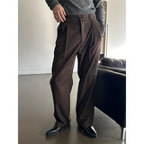 [S/S] ストライプツータックスラックス (2color)