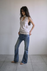 26SS★ TWISTED BOOTS CUT DENIM JEANS