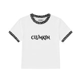 レオパードリンガーTシャツ(WHITE/GRAY) [WOMEN]