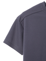 Miele incision shoulder muscle fit plain fabric short sleeve