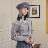 VA Stud Fly Wool Beret / Gray