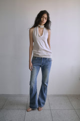 26SS★ TWISTED BOOTS CUT DENIM JEANS