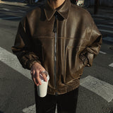 ASCLO Leather Work Jacket (3color)