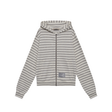 saros stripe zip-up - White(1)