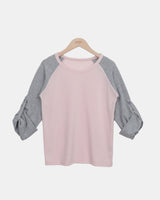 Miol Raglan Roll-Up T-Shirt