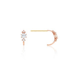 26SS★ Truly Essence 14K Stone Point Earrings